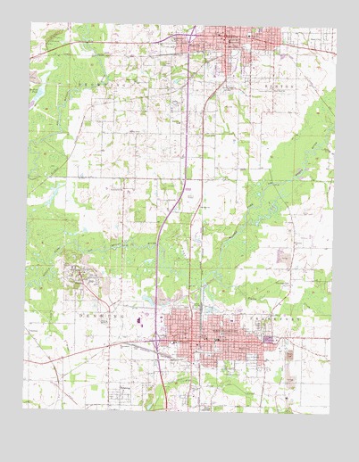 West Frankfort, IL USGS Topographic Map