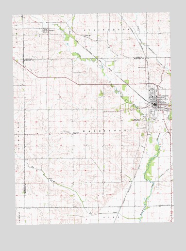 West Liberty, IA USGS Topographic Map