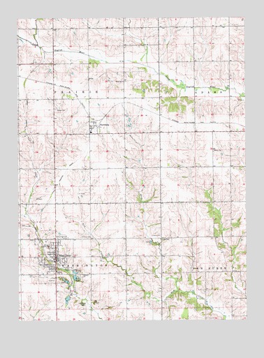 What Cheer, IA USGS Topographic Map