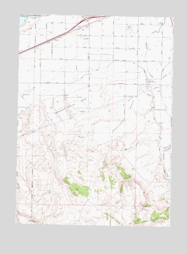 Wheatgrass Bench, ID USGS Topographic Map