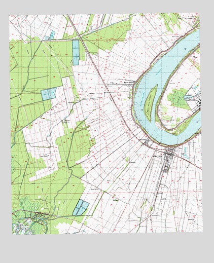 White Castle, LA USGS Topographic Map