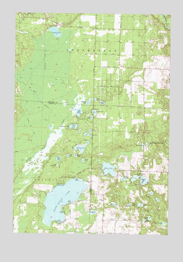 White Potato Lake, WI USGS Topographic Map