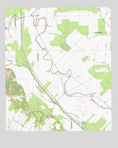 Whiteville, LA USGS Topographic Map