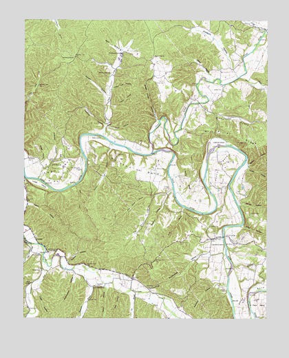 Whitfield, TN USGS Topographic Map