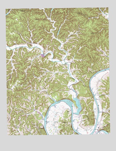 Whitleyville, TN USGS Topographic Map