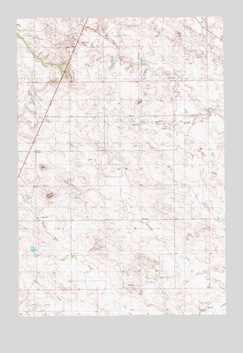 Willard, MT USGS Topographic Map