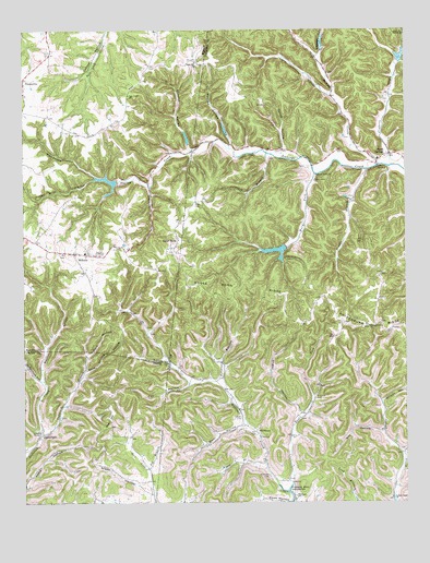 Willette, TN USGS Topographic Map