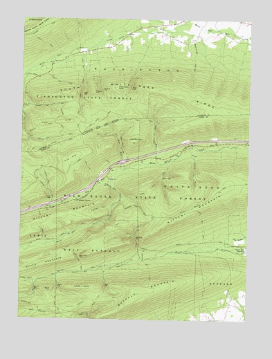 Williamsport SE, PA USGS Topographic Map