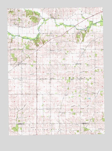 Williamstown, IA USGS Topographic Map