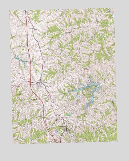 Williamstown, KY USGS Topographic Map