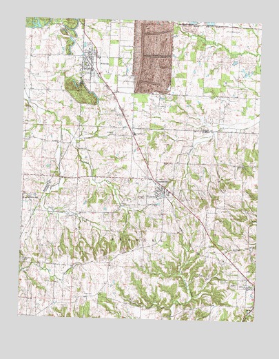Willisville, IL USGS Topographic Map