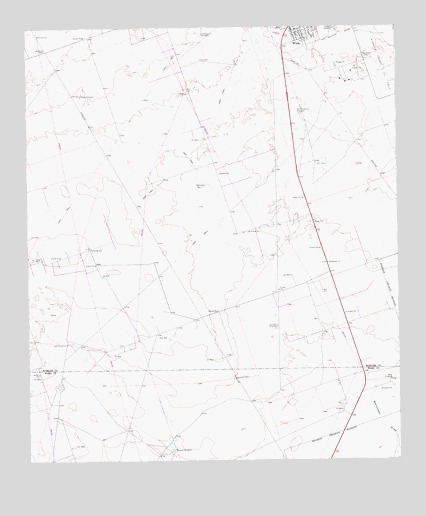 Wink South, TX USGS Topographic Map