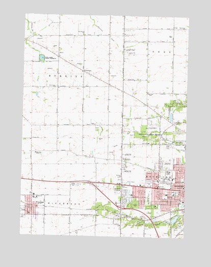 Winnebago, IL USGS Topographic Map