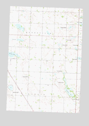 Wintermute Lake, MN USGS Topographic Map