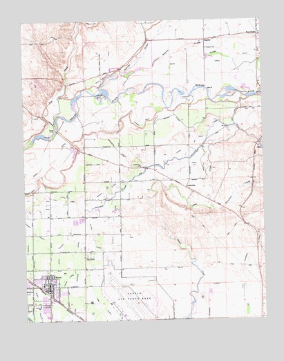 Winton, CA USGS Topographic Map