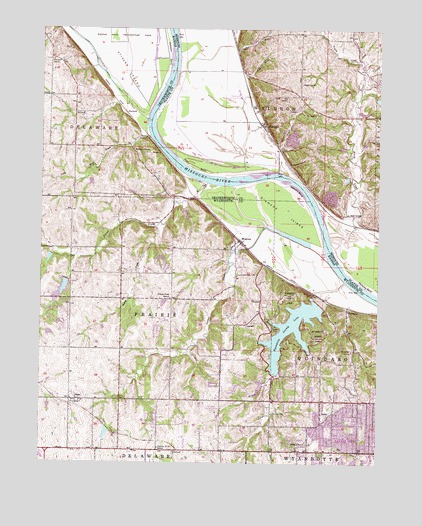 Wolcott, KS USGS Topographic Map