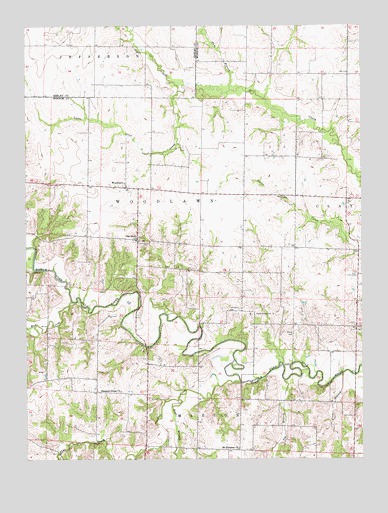 Woodlawn, MO USGS Topographic Map