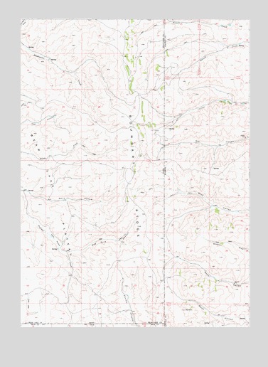 Boundary Ridge, ID USGS Topographic Map