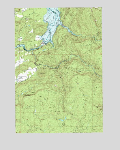 Yale Dam, WA USGS Topographic Map