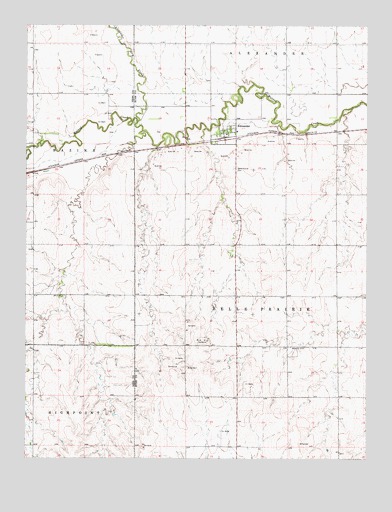 Alexander, KS USGS Topographic Map