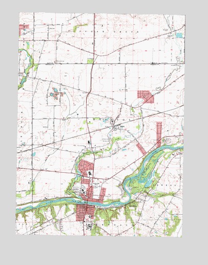 Yorkville, IL USGS Topographic Map