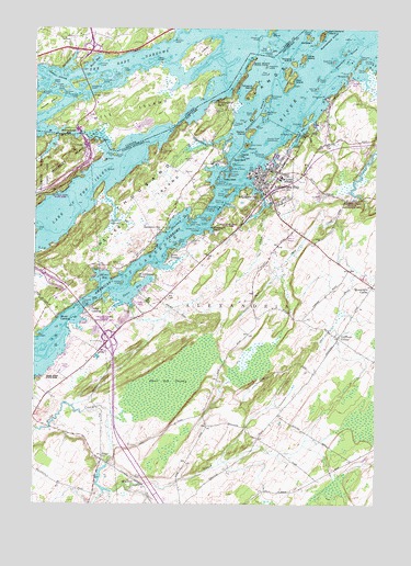 Alexandria Bay, NY USGS Topographic Map