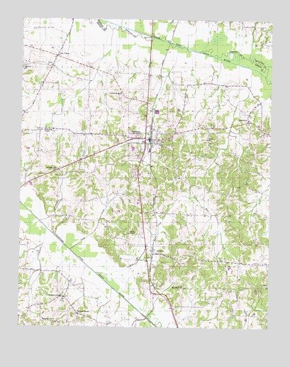 Bradford, TN USGS Topographic Map