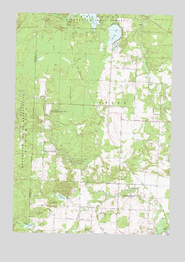 Breed, WI USGS Topographic Map
