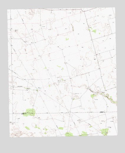 Brinson Ranch, TX USGS Topographic Map