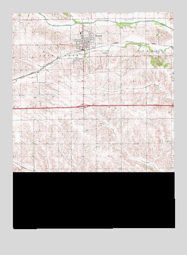 Brooklyn, IA USGS Topographic Map