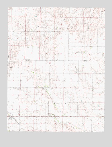Brownell, KS USGS Topographic Map