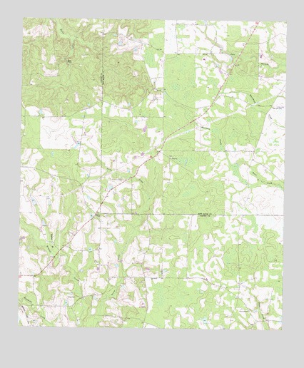 Broxton NE, GA USGS Topographic Map