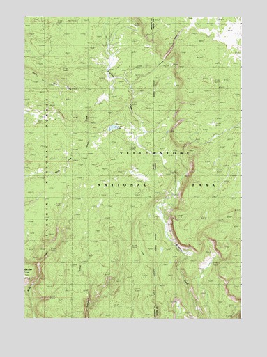 Buffalo Lake, ID USGS Topographic Map