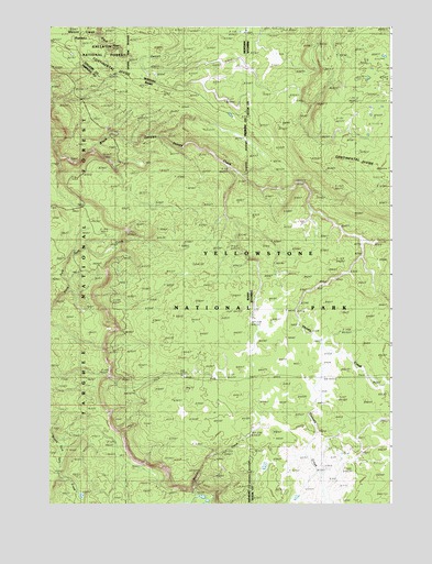 Buffalo Lake NE, ID USGS Topographic Map