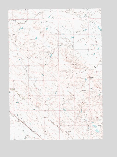 Bull Creek Butte, SD USGS Topographic Map