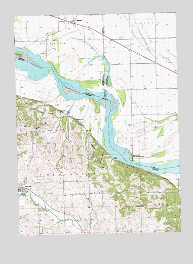 Burbank, SD USGS Topographic Map