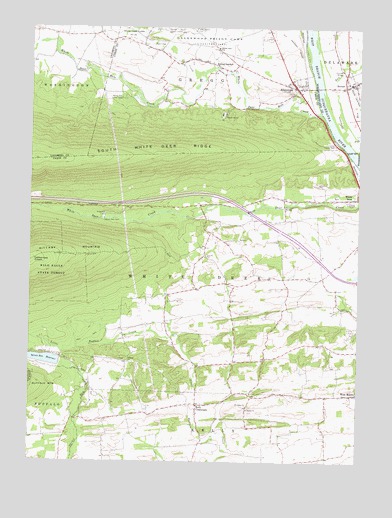 Allenwood, PA USGS Topographic Map
