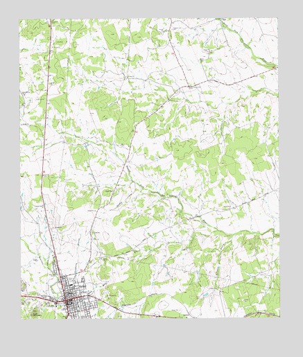 Burnet, TX USGS Topographic Map