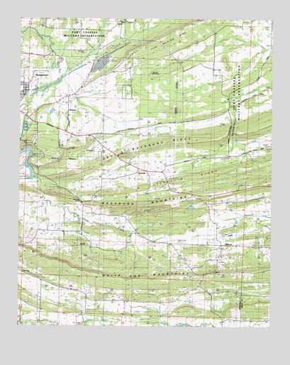 Burnville, AR USGS Topographic Map