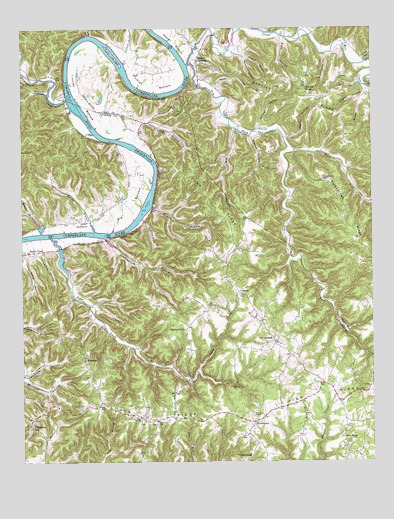 Burristown, TN USGS Topographic Map