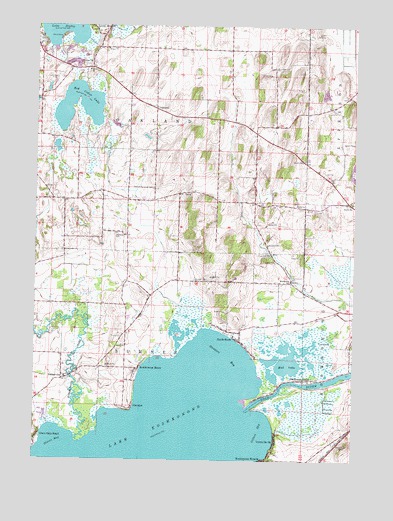 Busseyville, WI USGS Topographic Map