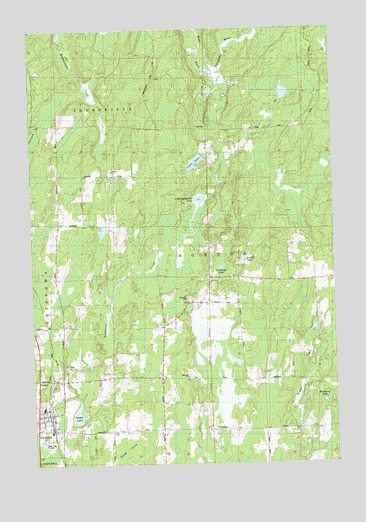 Butternut, WI USGS Topographic Map