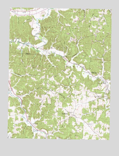 Byer, OH USGS Topographic Map