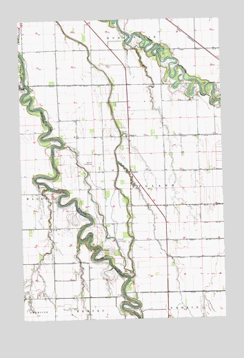 Bygland, MN USGS Topographic Map