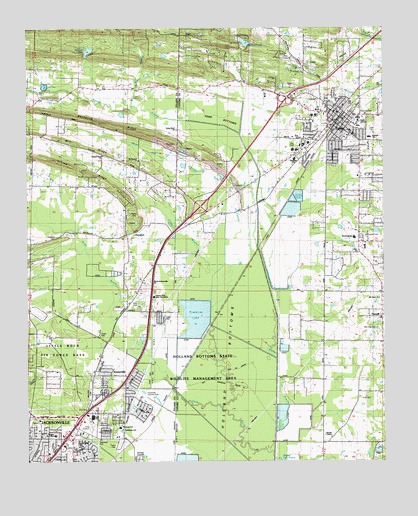 Cabot, AR USGS Topographic Map