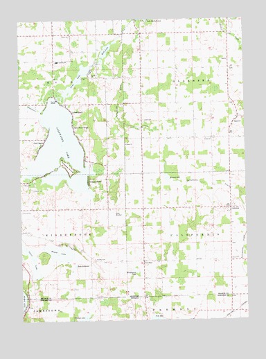 California, MI USGS Topographic Map