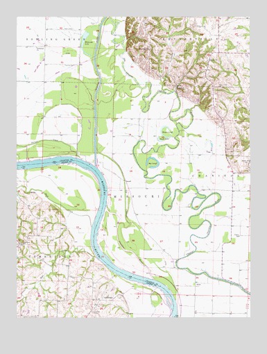 Cambridge, MO USGS Topographic Map