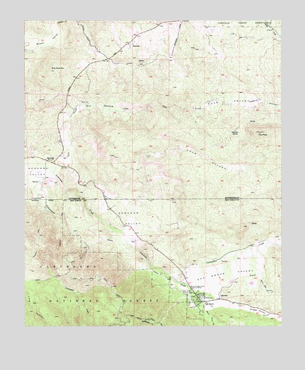 Aguanga, CA USGS Topographic Map
