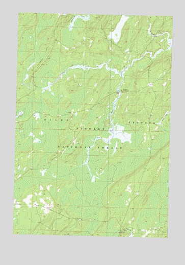 Alvin SW, WI USGS Topographic Map