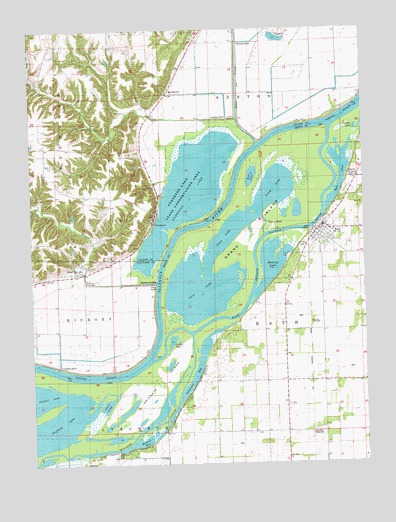 Bath, IL USGS Topographic Map